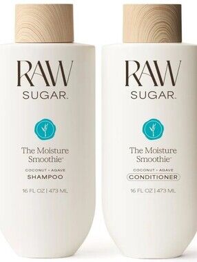 Sugar The Moisture Smoothie Coconut + Agave Shampoo & Conditioner — White